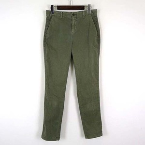  Gap GAP брюки Girlfriend chino конический стрейч хлопок S 0 хаки зеленый женский 