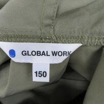 グローバルワーク GLOBAL WORK マウンテンパーカー ジャケット ミドル丈 ジップアップ 無地 150 カーキ /YK6 女の子 キッズ_画像5