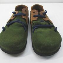 ビルケンシュトック BIRKENSTOCK モンタナ カジュアルシューズ バイカラー グリーン 26.5 スエード メンズ_画像4