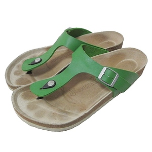 ビルケンシュトック BIRKENSTOCK ギゼ GIZEH トングサンダル 緑 グリーン 28.0cm ■GY01 X メンズ