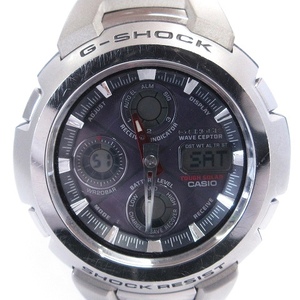 Casio ji- shock CASIO G-SHOCK The G wristwatch hole teji 2 hands Tough Solar GW-1000DJ-1JF silver color watch #SM1 men's 