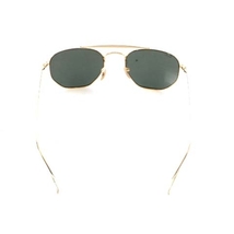 レイバン RAY BAN マーシャル THE MARSHAL ダブルブリッジ 眼鏡 サングラス メタルフレーム 54□21 145 ゴールドカラー 金色 RB3648 /XZ ■_画像4