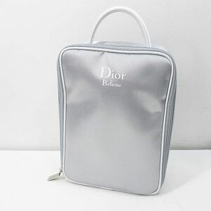ディオール Dior parfums コスメ バニティ ハンドバッグ ロゴ シルバー レディース