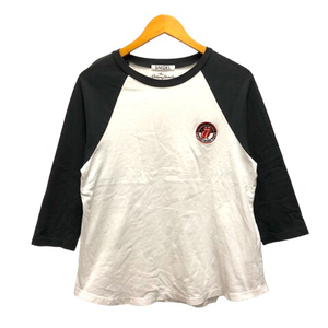 Snidel Snidel T -Fish Raglan рукав экипаж шея хлопчатобу