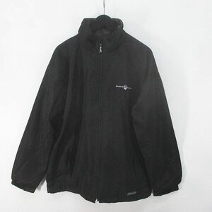  Hiromichi Nakano hiromichi nakano golf Golf wear Wind breaker jacket L black series black Zip up pocket reverse side nappy men 