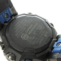 カシオジーショック MT-G 腕時計 アナログ 電波ソーラー デイト クロノグラフ MTG-B2000B-1A2JF 黒 ブラック 青 ブルー ■SM1 メンズ_画像4