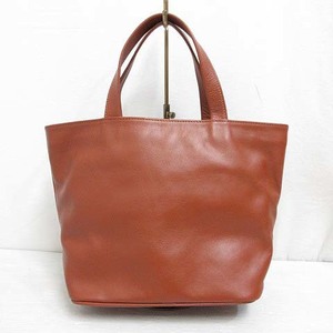 ビジネスレザーファクトリー BUSINESS LEATHER FACTORY 美品 トート バッグ 本革 レザー 茶 ブラウン レディース