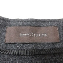 ジュエルチェンジズ Jewel Changes アローズ ワンピース ミニ 長袖 ウール グレー /MN レディース_画像5