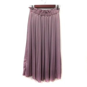  Ships SHIPS flair skirt gya The - long pink /YI lady's 