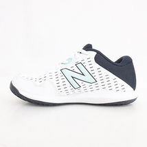 ニューバランス NEW BALANCE オムニ クレーコート テニスシューズ スニーカー ホワイト ブルー 23 WCO696 レディース_画像5