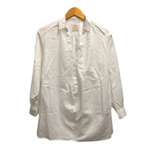  Journal Standard re surge .journal standard L'essage shirt long sleeve plain cotton . white white lady's 