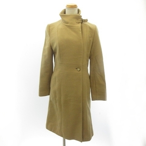  Rope ROPE stand-up collar coat jacket Anne gola. ratio wing Camel 7 number approximately S lady's 