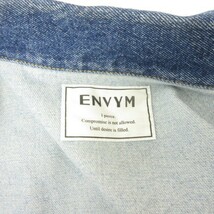アンビー ENVYM 近年モデル デニムジャケット ジージャン 再構築 インディゴブルー F フリーサイズ ■GY31 レディース_画像4