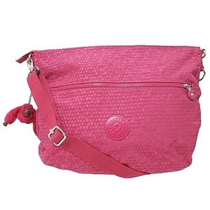  Kipling KIPLING прекрасный товар сумка на плечо наклонный .. очарование общий рисунок розовый #GY11 X женский 