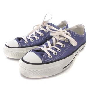 コンバース CONVERSE ALL STAR NOKORIZOME OX 1SC813 スニーカー ローカット キャンバス パープル 紫 24.5 靴 レディース