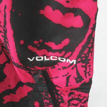 ボルコム VOLCOM スノーウェア スノボウェア 長袖 ジャケット SP ピンク系 プリント 総柄 ダブルジップ フード ポケット メンズ_画像6