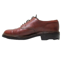 クロケットジョーンズ CROCKETTJONES ダービー シューズ ビジネスシューズ プレーントゥ 外羽根 茶 ブラウン 6 1/2E 約24.5cm X メンズ_画像3