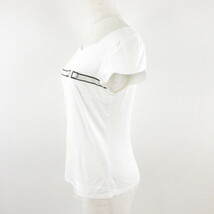 トッカ TOCCA カットソー Tシャツ 半袖 リボン 白 XS *T401 レディース_画像8