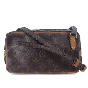 ルイヴィトン LOUIS VUITTON M51828 モノグラム ポシェット・マルリーバンドリエール ショルダーバッグ ブラウン 茶 鞄 ■GY13 レディース