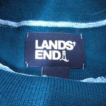 ランズエンド LANDS' END カットソー ハイネック 長袖 S 水色 ライトブルー /YK メンズ_画像5