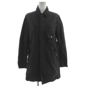  Sunao Kuwahara sunao kuwahara пальто отложной воротник сделано в Японии хлопок черный чёрный M женский 