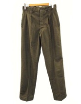 ヴィンテージ VINTAGE 50s 60s フランス軍 M-52 ウール トラウザーズ ツータック パンツ ダークオリーブ 44 メンズ_画像1