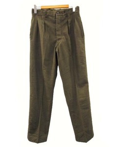 ヴィンテージ VINTAGE 50s 60s フランス軍 M-52 ウール トラウザーズ ツータック パンツ ダークオリーブ 44 メンズ