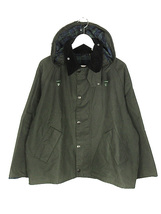 バブアー Barbour Transport Jacket 2102098 トランスポートジャケット 36 カーキグリーン ジップアップ アウター_画像1