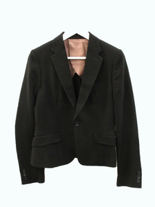  Barneys New York BARNEYS NEW YORK жакет tailored jacket 42 чёрный черный перо тканый верхняя одежда внешний женский 