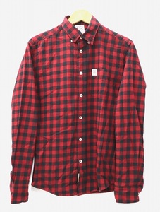 フランクリン&マーシャル FRANKLIN&MARSHALL バッファローチェック ボタンダウン コットン FLANNEL SHIRTS フランネルシャツ XS デトロイト