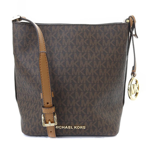 マイケルコース MICHAEL KORS シグネチャー ショルダーバッグ ロゴ 茶色 ブラウン 35F8GKFM1V /SR15 レディース