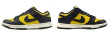 ナイキ NIKE DUNK LOW RETRO MICHIGAN DD1391-700 ナイキ ダンク ロー レトロ ミシガン 27cm イエロー スニーカー 靴_画像3