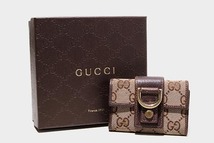 GUCCI グッチ アビー GGキャンバス×レザー ロゴ金具 6連キーケース BROWN ブラウン 141419 478442 /◆☆ メンズ レディース_画像7