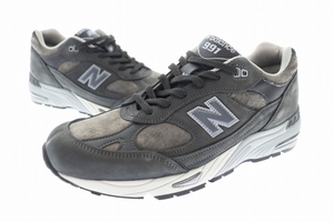 ニューバランス NEW BALANCE M991NDG MADE IN ENGLAND スニーカー 28 D MEDIUM チャコール ▲■ 231119 メンズ