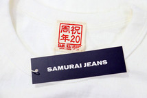 サムライジーンズ SAMURAI JEANS SJST20th-03 XL サイズ 18SS 20周年 記念モデル 弐十 20th 半袖 Tシャツ ホワイト 白 日本製 限定 240215_画像5