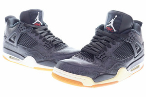 ナイキ NIKE AIR JORDAN 4 RETRO SE LASER BLACK GUM 28.5cm CI1184-001 エア ジョーダン レトロ レーサーブラック 【ブランド古着ベクトル