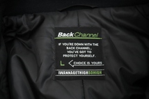 バックチャンネル BACK CHANNEL CORDURA NYLON HOODED JACKET コーデュラ ナイロン 中綿ジャケット L 黒 ブラック ブランド古着ベクトル 中_画像3