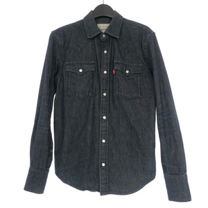 Джинсовая рубашка Levi's Denim Western Tops с длинным рукавом S Dark Indigo 61609 Men's