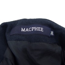 マカフィー MACPHEE トゥモローランド スカート フレア ロング ウール タック 36 チャコールグレー /NT27 レディース_画像3