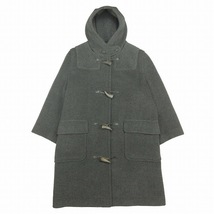 美品 オールドイングランド OLD ENGLAND CLASSIC DUFFLE COAT クラシック ダッフル コート ウール100％ メルトン ロング ジャケット 英国製_画像1