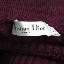 美品 クリスチャンディオール Christian Dior ハイネック ドルマン ニット セーター カットソー 長袖 グラデーション シルク モヘヤ 42_画像5