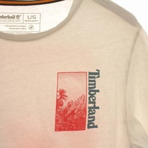 ティンバーランド Timberland Tシャツ 半袖 バックプリント L 白 ホワイト /☆G メンズ_画像5