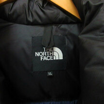 ザノースフェイス THE NORTH FACE ヌプシライトジャケット ダウンジャケット ブルゾン ロゴ刺繍 ND91715Z 紺 ネイビー XLサイズ 0203_画像9