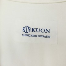 クオン KUON WASHI BONDED OPAL Pocket Open Collar Shirt 桜モチーフ オープンカラー シャツ カットソー 半袖 和紙 2101-SH0515 M_画像5