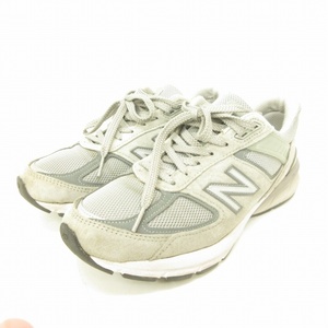 ニューバランス NEW BALANCE M990GL5 GRAY スニーカー シューズ 990v5 グレー US8 26cm メンズ