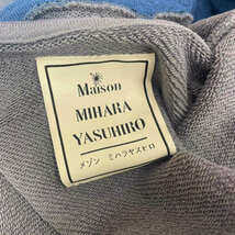 ミハラヤスヒロ MIHARA YASUHIRO 20AW ボアフーディー パーカー ハーフジップ A05HD573 長袖 グレー 48 約Mサイズ 0204 メンズ_画像9