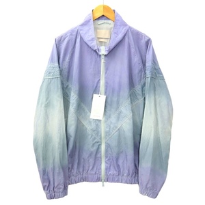 未使用品 YOKE ヨーク 2023SS SPRAY PRINTED NYLON ZIP BLOUSON スプレー プリント ナイロン ジップ ブルゾン ジャケット 2 MIST GREEN