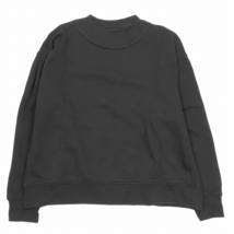 アクネ ストゥディオズ Acne Studios オーバーサイズ 裏起毛 スウェット トレーナー 長袖 カットソー XS 黒/2 メンズ レディース_画像2