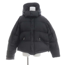 シュタンバウム STAMMBAUM LAppartement取り扱い 22AW OLMETEX SHORT DOWN JACKET ダウンジャケット アウター ジップアップ F 黒 ブラック_画像1