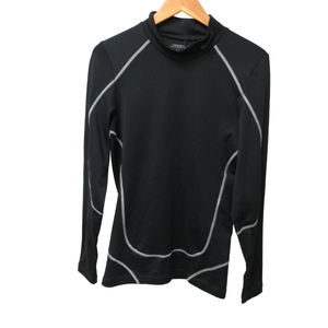ナイキゴルフ NIKE GOLF アンダーTシャツ カットソー スポーツシャツ ハイネック ロゴプリント ブラック 黒 Mサイズ 0202 メンズ